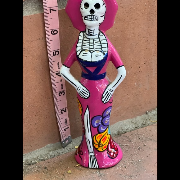 Artisanal Catrina Mexican Ceramic - Dia de Los muertos - Picture 6 of 6